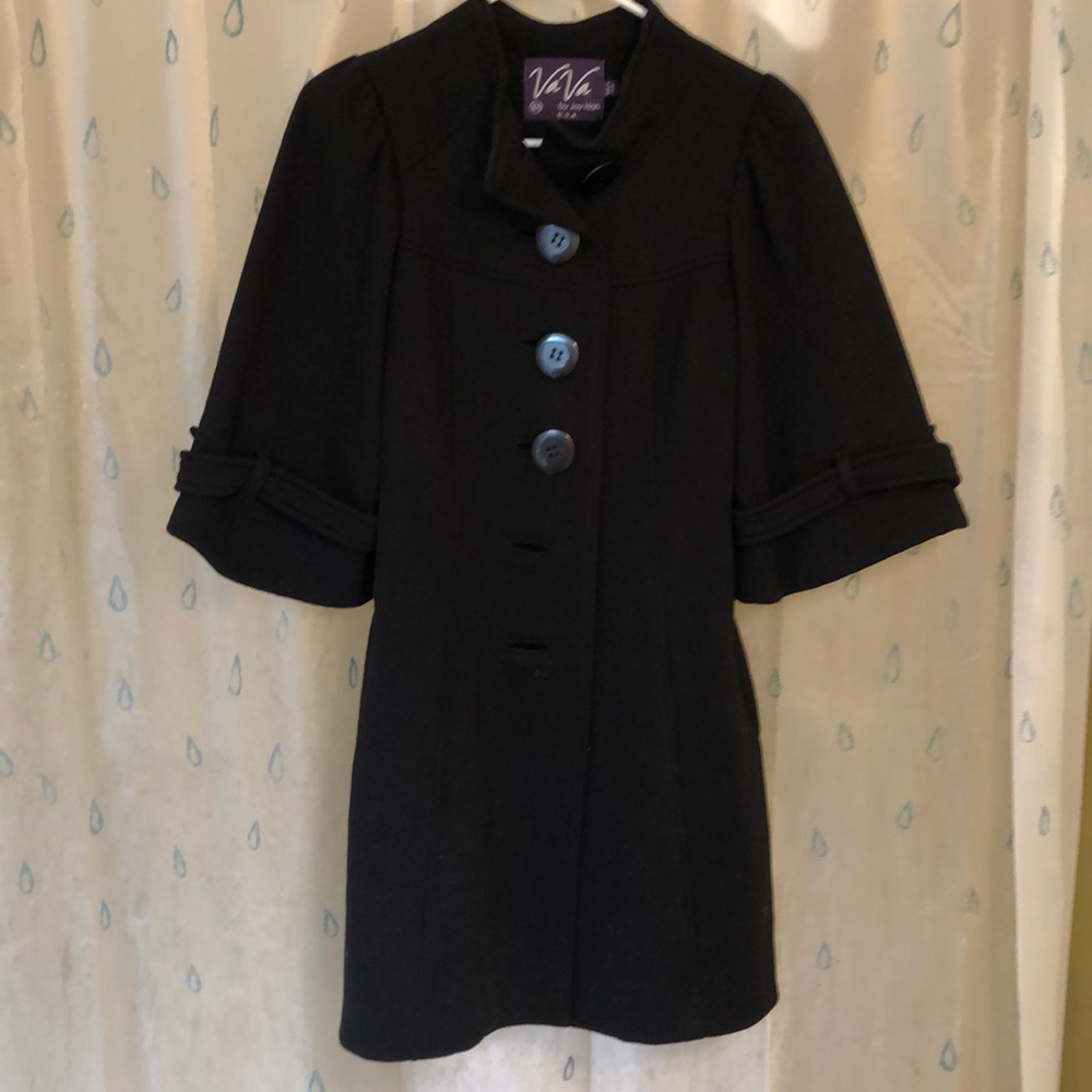 VaVa adorable black pea coat